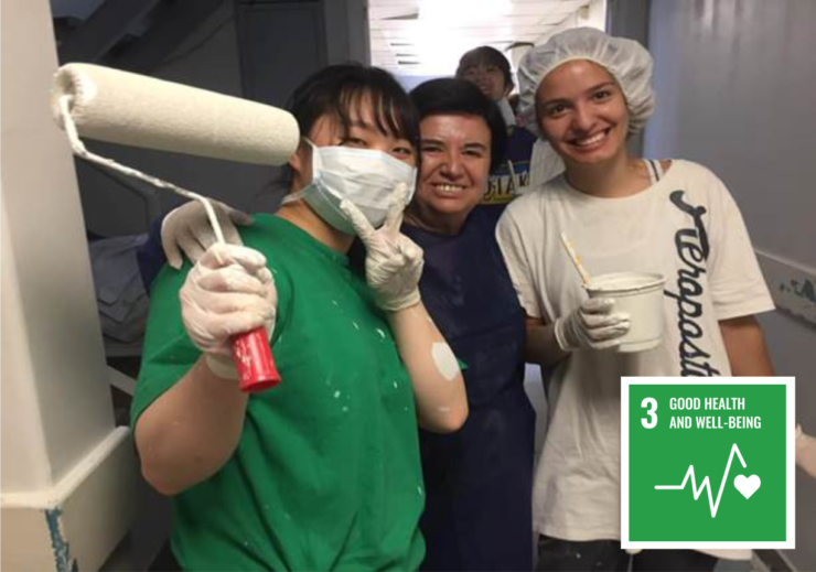 Hospital Painting Volunteering Activity #Uruguay