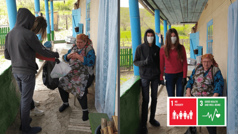 Humanitarian Aid and Emotional Support from Young People for the Elderly #Moldova