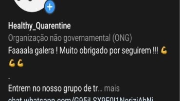 Peace Designer Project “Healthy Quarantine” in Action #Brazil