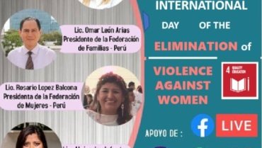 Online Special Forum Day of the Elimination of Violence Against Women #Peru