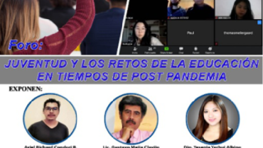 Youth and Education in Post Pandemic #Bolivia