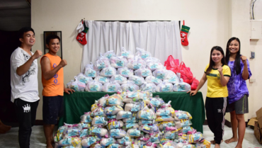 13 Service Projects were conducted for 2,000 victims of typhoons in the Philippine