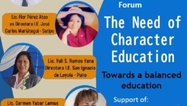 Online Special Forum “The Need for Character Education” #Peru