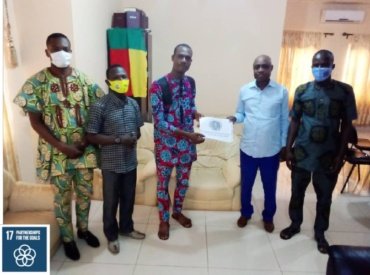 Partnership meeting with Mayor (Benin)