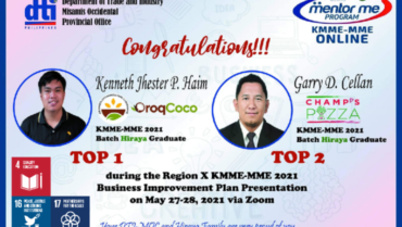 Region X KMME-MME 2021 Business Improvement Plan Presentation #Philippines