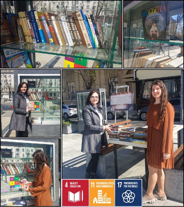 Supporting an Outdoor Library #Moldova