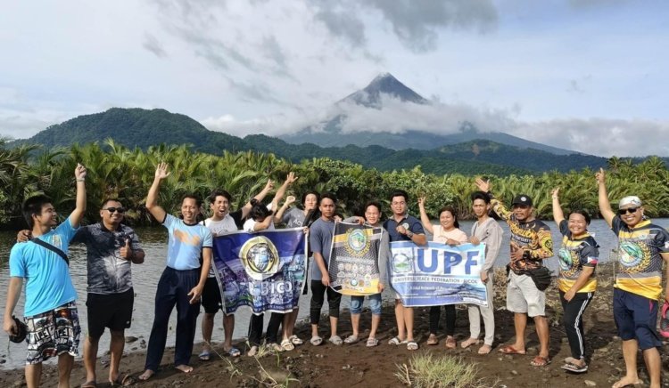 Tree Planting of Mangrove at Malilipot Albay Sea Wall #IAYSP Philippines